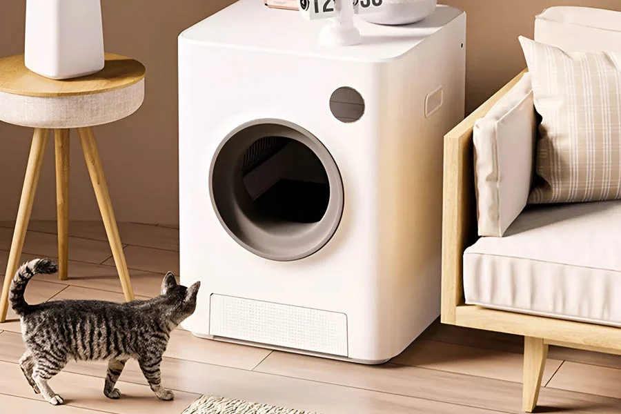 automatic litter box for large cats