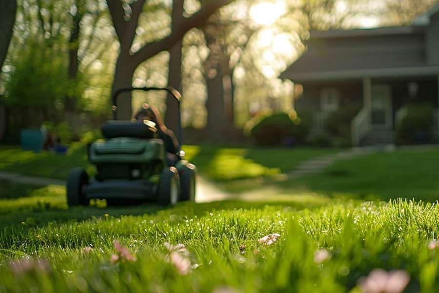 small lawn mower cordless