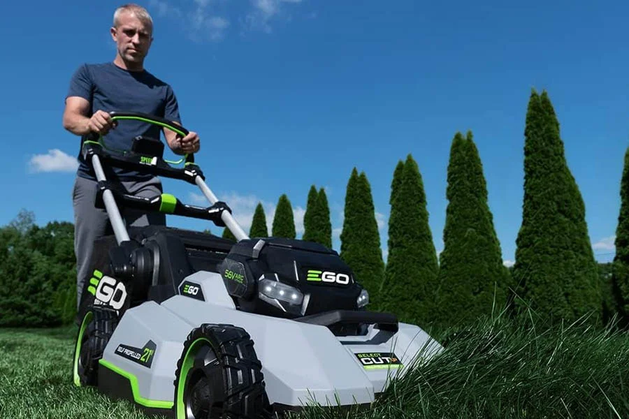 battery electric lawn mower