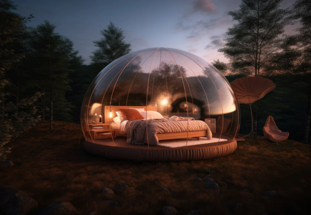 bubble tent glamping